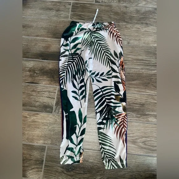 Aviator Nation Jungle Print velvet Pant RARE - Picture 5 of 6